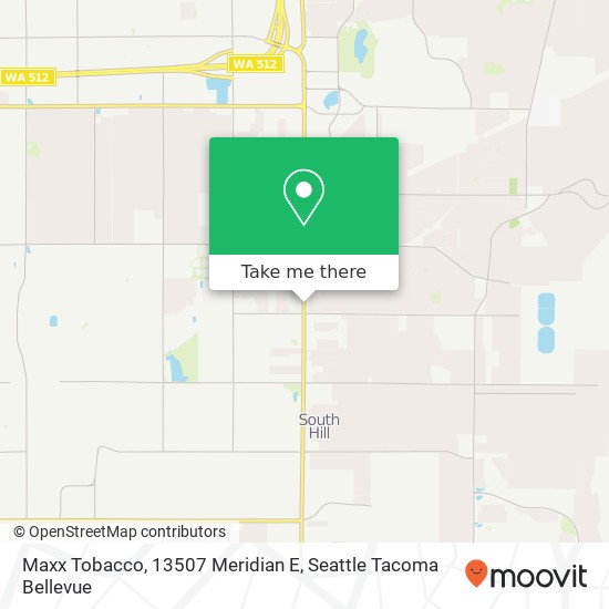 Mapa de Maxx Tobacco, 13507 Meridian E