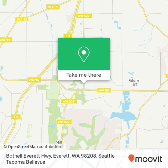 Bothell Everett Hwy, Everett, WA 98208 map