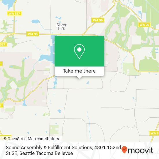 Mapa de Sound Assembly & Fulfillment Solutions, 4801 152nd St SE