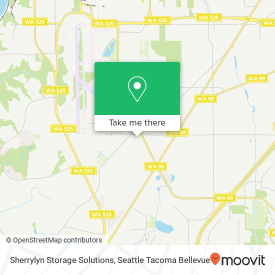 Mapa de Sherrylyn Storage Solutions, 2310 112th St SW