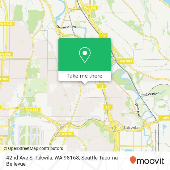 42nd Ave S, Tukwila, WA 98168 map