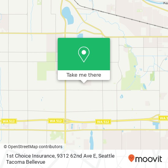 Mapa de 1st Choice Insurance, 9312 62nd Ave E