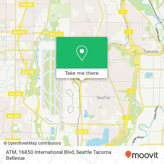 Mapa de ATM, 16850 International Blvd