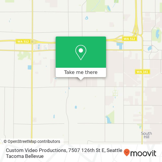 Mapa de Custom Video Productions, 7507 126th St E