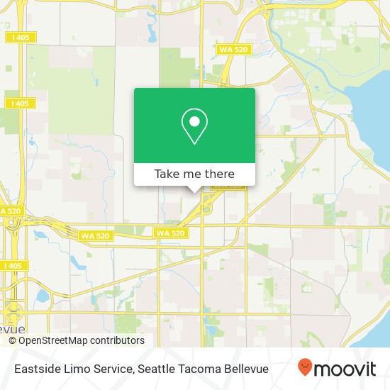 Mapa de Eastside Limo Service