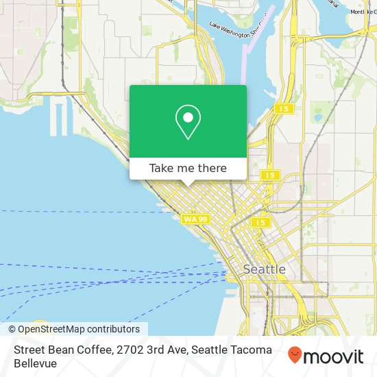 Mapa de Street Bean Coffee, 2702 3rd Ave