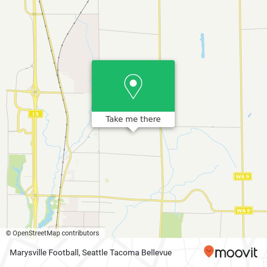 Mapa de Marysville Football