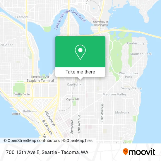 700 13th Ave E map