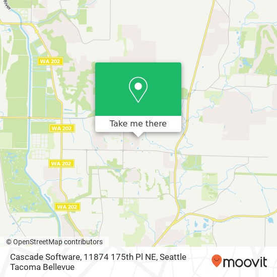 Cascade Software, 11874 175th Pl NE map