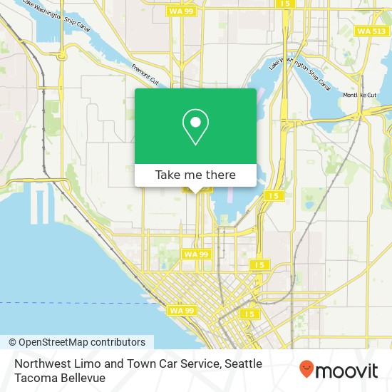 Northwest Limo and Town Car Service map