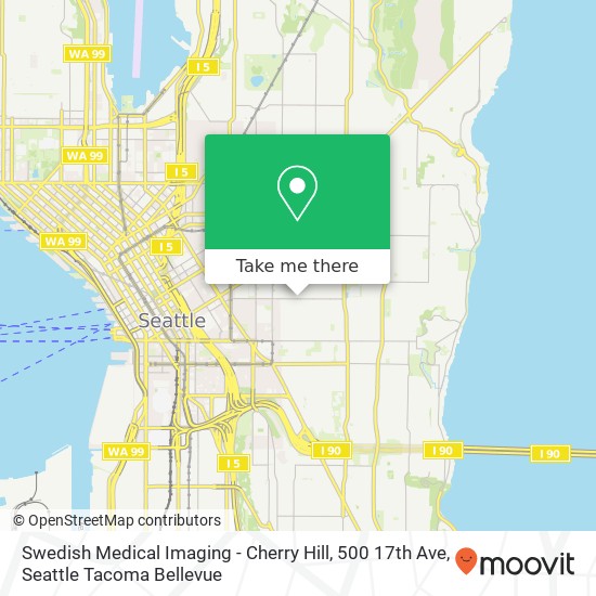 Mapa de Swedish Medical Imaging - Cherry Hill, 500 17th Ave