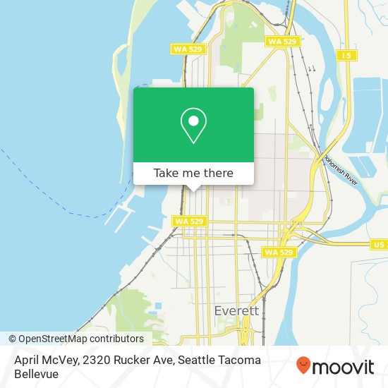Mapa de April McVey, 2320 Rucker Ave