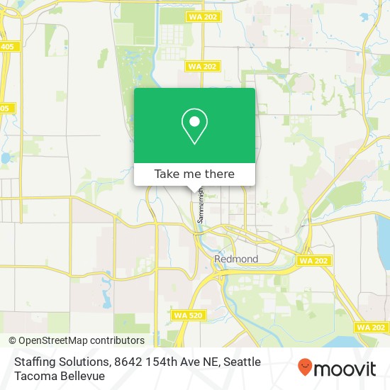 Staffing Solutions, 8642 154th Ave NE map