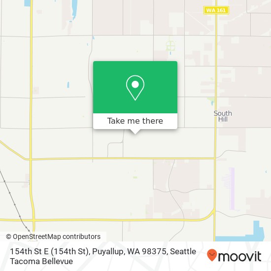 154th St E (154th St), Puyallup, WA 98375 map