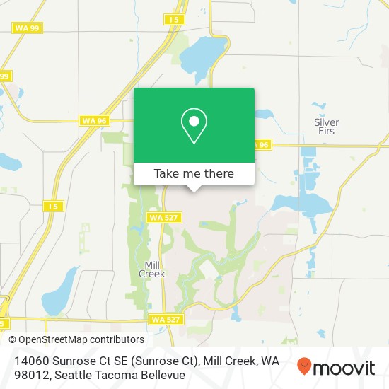 14060 Sunrose Ct SE (Sunrose Ct), Mill Creek, WA 98012 map