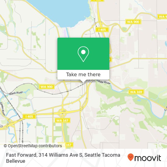 Mapa de Fast Forward, 314 Williams Ave S