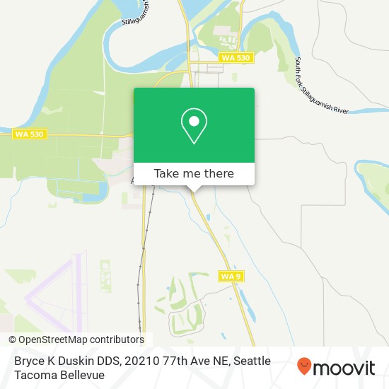 Bryce K Duskin DDS, 20210 77th Ave NE map