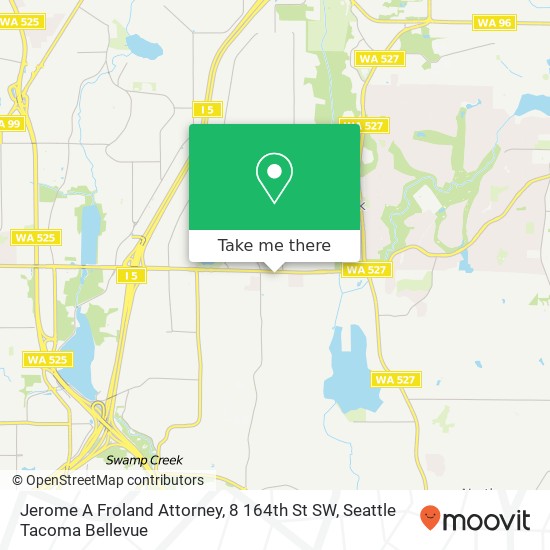 Mapa de Jerome A Froland Attorney, 8 164th St SW