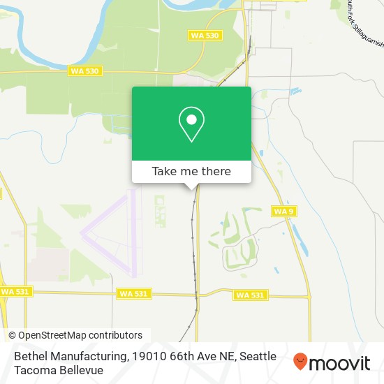 Bethel Manufacturing, 19010 66th Ave NE map