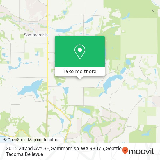 Mapa de 2015 242nd Ave SE, Sammamish, WA 98075