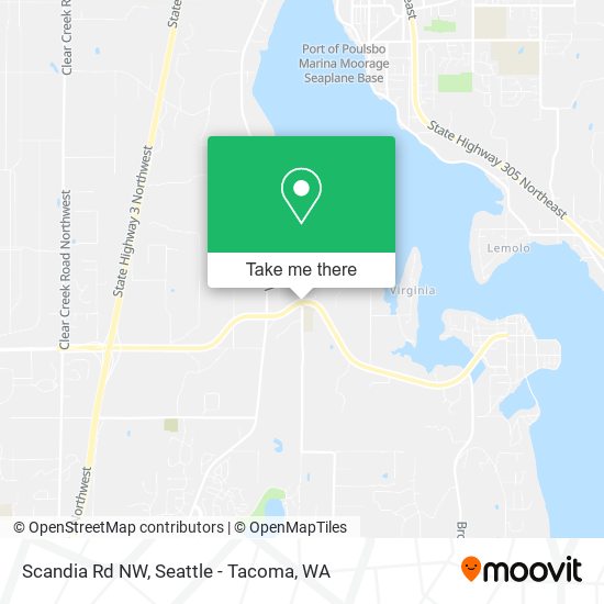 Scandia Rd NW map