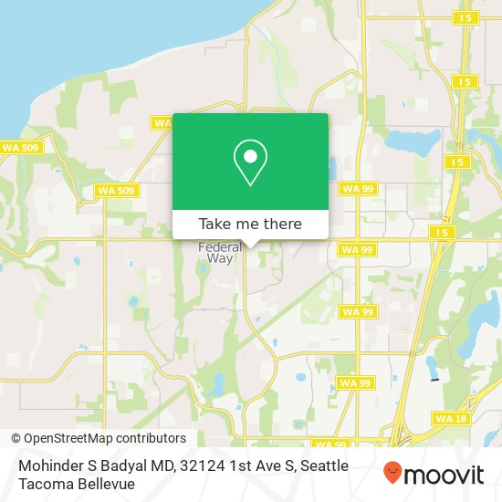 Mohinder S Badyal MD, 32124 1st Ave S map