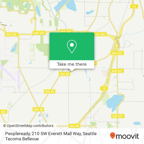 Mapa de Peopleready, 210 SW Everett Mall Way