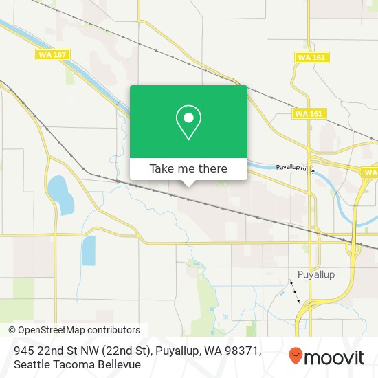 Mapa de 945 22nd St NW (22nd St), Puyallup, WA 98371