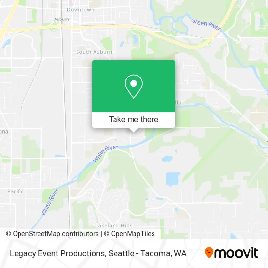 Legacy Event Productions map