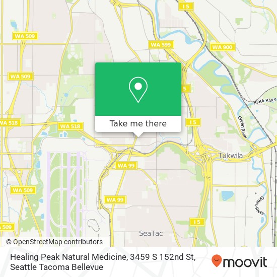 Healing Peak Natural Medicine, 3459 S 152nd St map