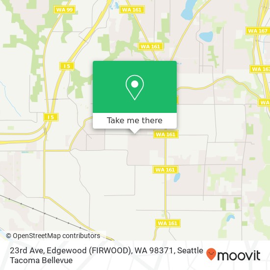 Mapa de 23rd Ave, Edgewood (FIRWOOD), WA 98371