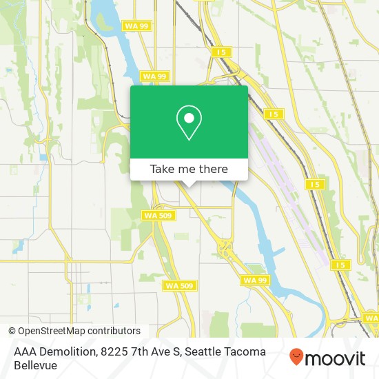 AAA Demolition, 8225 7th Ave S map