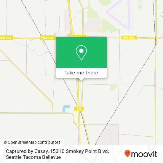 Mapa de Captured by Cassy, 15310 Smokey Point Blvd