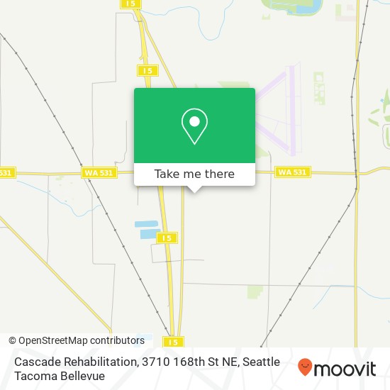 Cascade Rehabilitation, 3710 168th St NE map