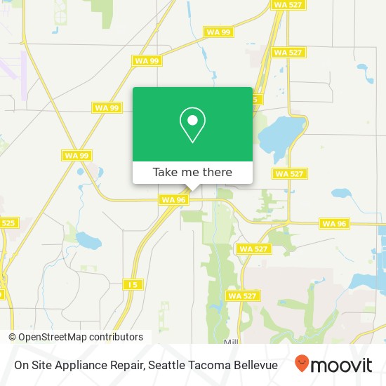 Mapa de On Site Appliance Repair, 101 128th St SE