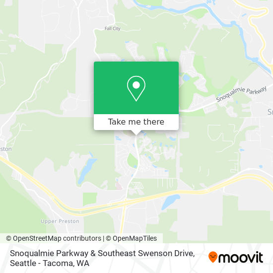 Snoqualmie Parkway & Southeast Swenson Drive map
