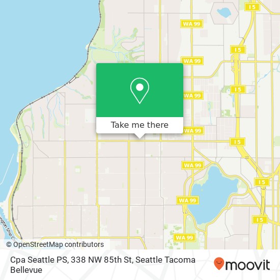 Cpa Seattle PS, 338 NW 85th St map