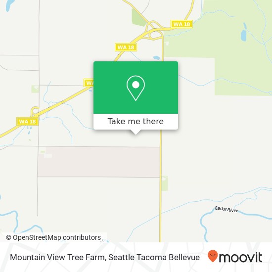 Mountain View Tree Farm, 26930 SE 216th St map