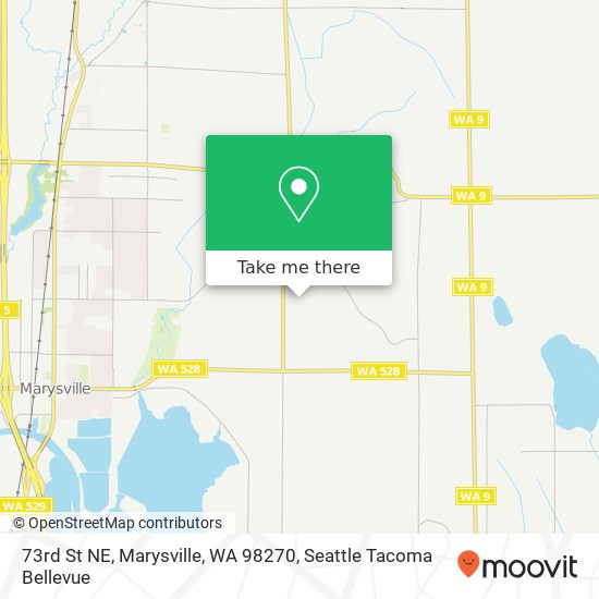Mapa de 73rd St NE, Marysville, WA 98270