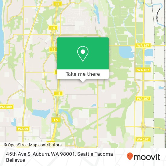 45th Ave S, Auburn, WA 98001 map