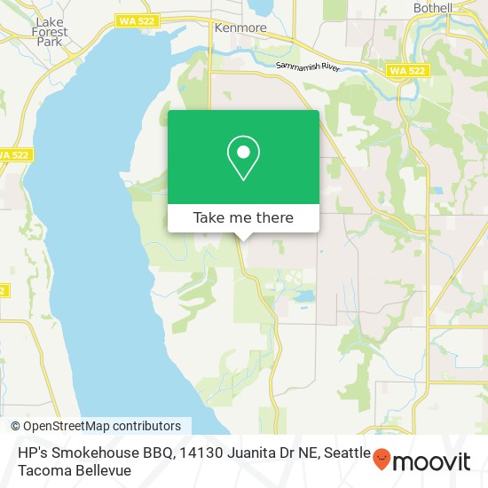 HP's Smokehouse BBQ, 14130 Juanita Dr NE map