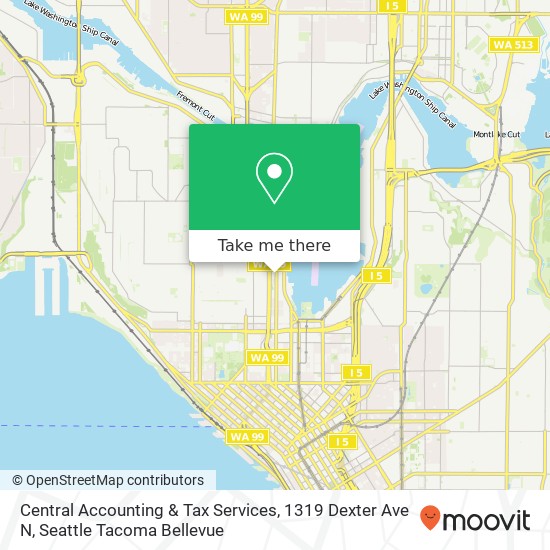 Central Accounting & Tax Services, 1319 Dexter Ave N map