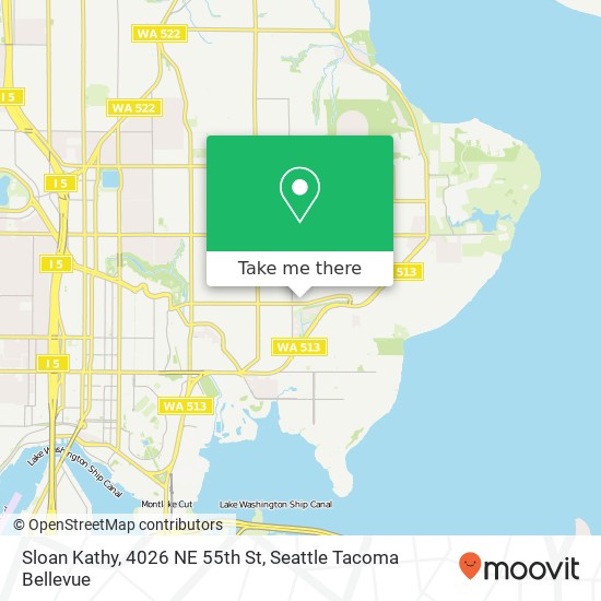 Sloan Kathy, 4026 NE 55th St map