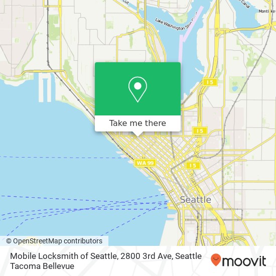 Mobile Locksmith of Seattle, 2800 3rd Ave map