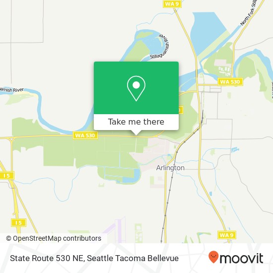 Mapa de State Route 530 NE, Arlington, WA 98223