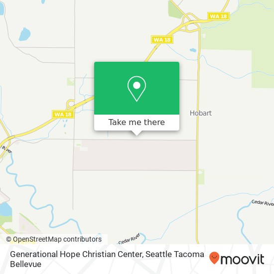 Mapa de Generational Hope Christian Center, 26040 SE 216th St