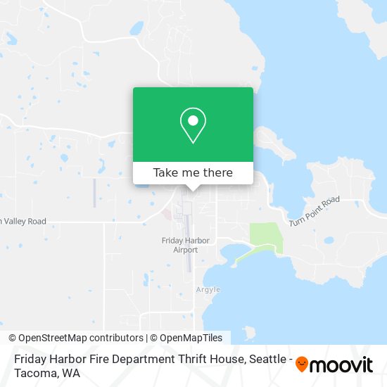 Friday Harbor Fire Department Thrift House map