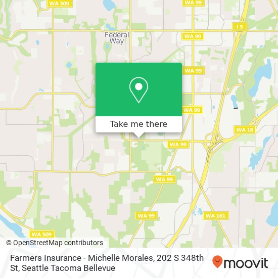 Farmers Insurance - Michelle Morales, 202 S 348th St map