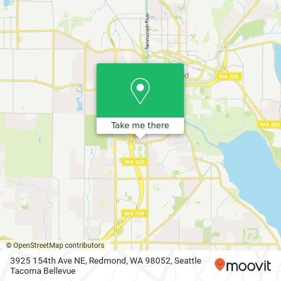 3925 154th Ave NE, Redmond, WA 98052 map