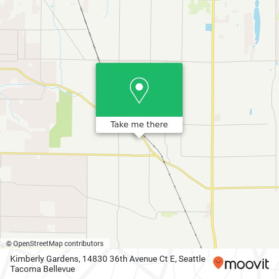 Mapa de Kimberly Gardens, 14830 36th Avenue Ct E